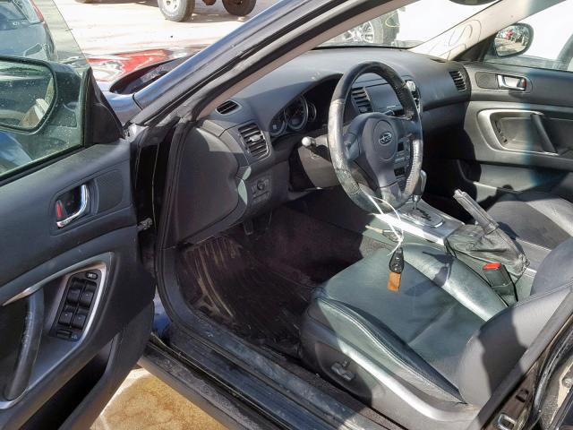 4S4BP62C057385066 - 2005 SUBARU LEGACY OUT BLACK photo 9