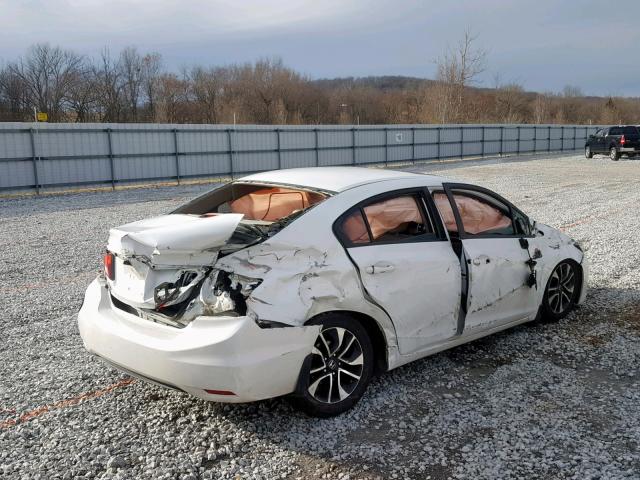 19XFB2F92DE013108 - 2013 HONDA CIVIC EXL WHITE photo 4