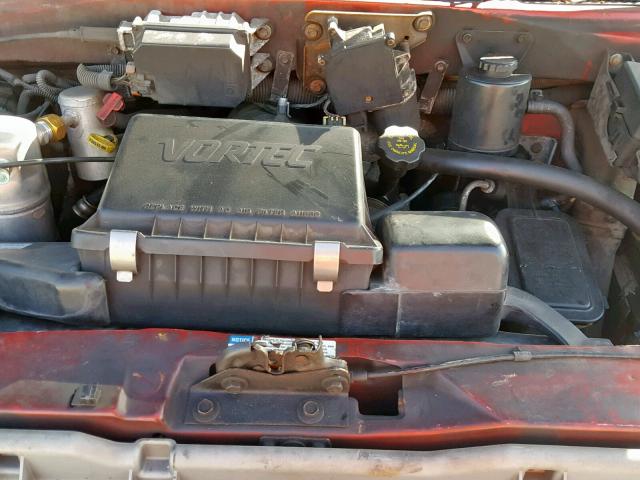 1GNDM19W9VB190029 - 1997 CHEVROLET ASTRO RED photo 7