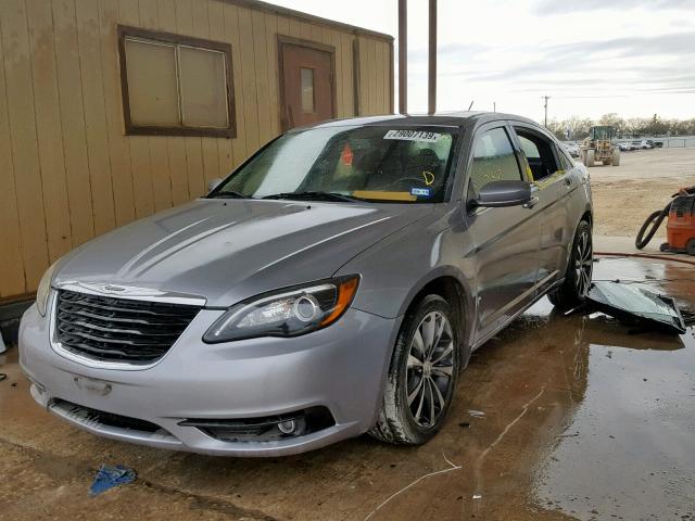 1C3CCBBG7DN720175 - 2013 CHRYSLER 200 TOURIN SILVER photo 2