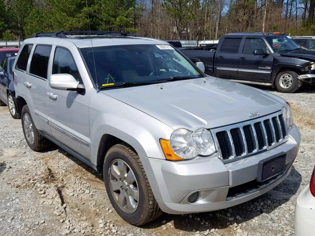 1J8HR58N18C156928 - 2008 JEEP GRAND CHER SILVER photo 1