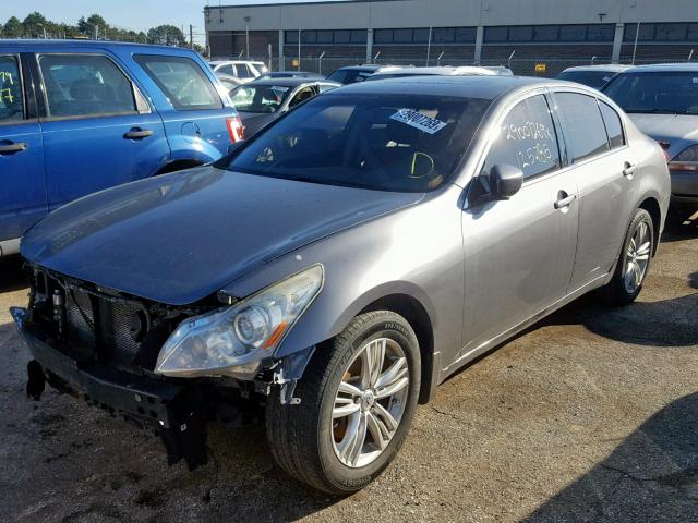 JN1CV6AR3BM406299 - 2011 INFINITI G37 GRAY photo 2