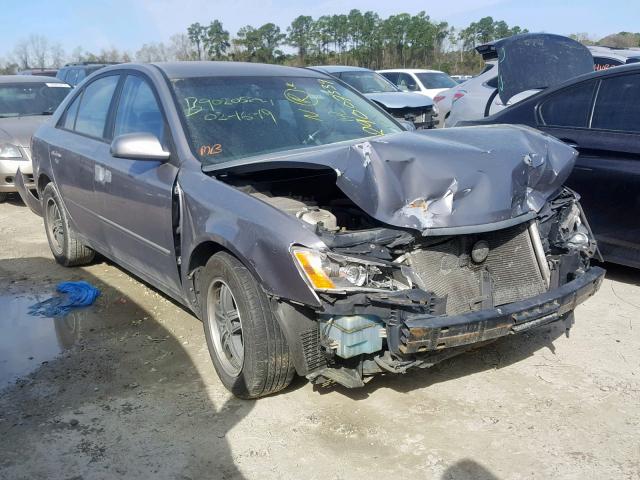 KMHET46C66A115531 - 2006 HYUNDAI SONATA GL GRAY photo 1