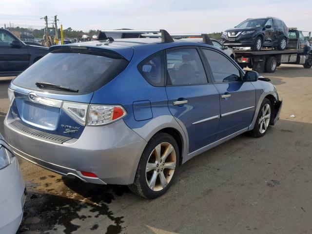 JF1GH63679H822325 - 2009 SUBARU IMPREZA OU BLUE photo 4