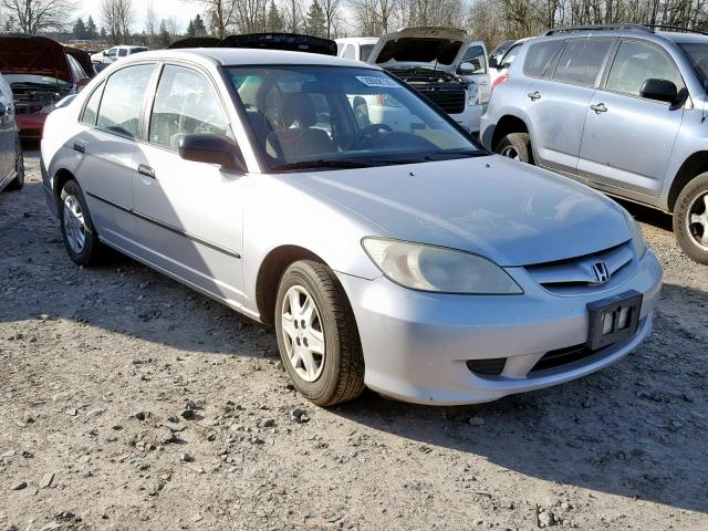 2HGES16384H545583 - 2004 HONDA CIVIC DX V SILVER photo 1