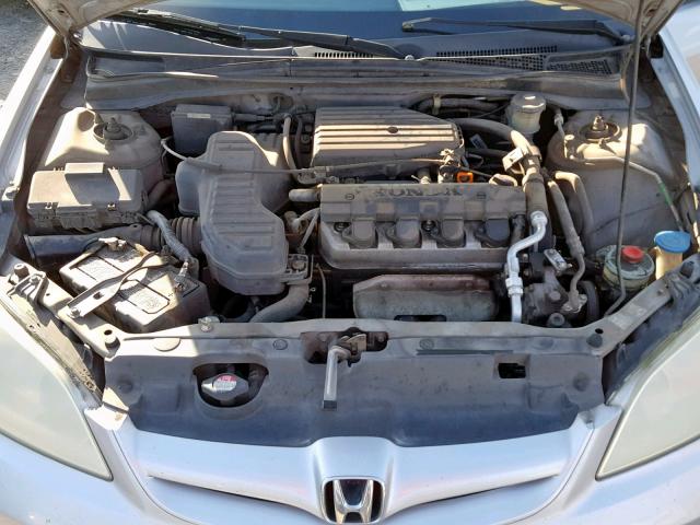 2HGES16384H545583 - 2004 HONDA CIVIC DX V SILVER photo 7