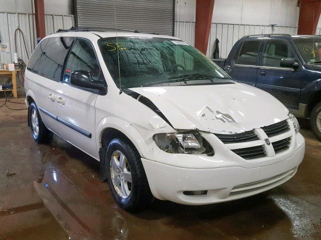 1D4GP45R96B518522 - 2006 DODGE CARAVAN SX WHITE photo 1