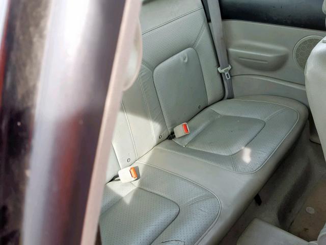 3VWCC21CXYM441651 - 2000 VOLKSWAGEN NEW BEETLE შავი ფოტო 6