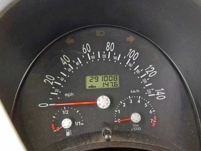 3VWCC21CXYM441651 - 2000 VOLKSWAGEN NEW BEETLE შავი ფოტო 8