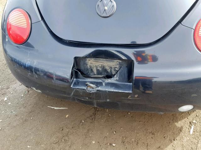 3VWCC21CXYM441651 - 2000 VOLKSWAGEN NEW BEETLE შავი ფოტო 9