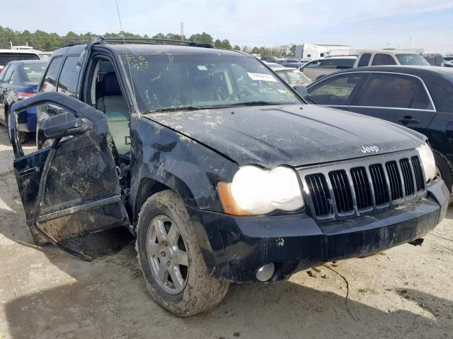 1J8GS48K38C242757 - 2008 JEEP GRAND CHER BLACK photo 1