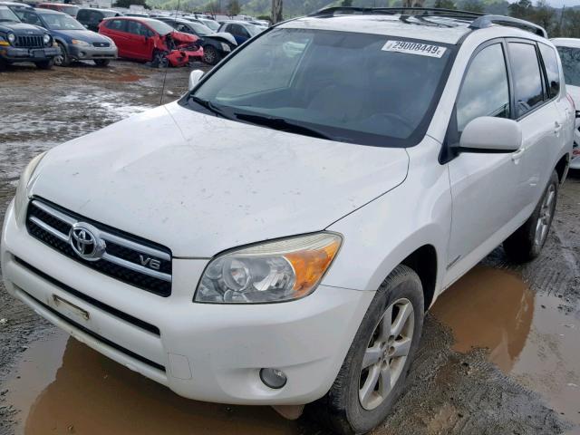 JTMBK31V475038245 - 2007 TOYOTA RAV4 LIMIT WHITE photo 2