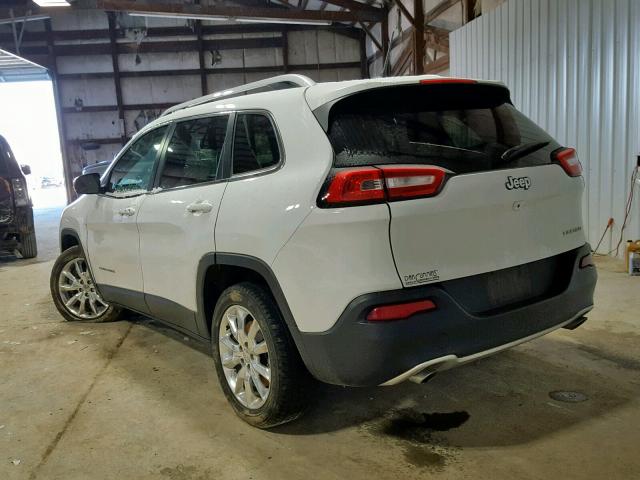 1C4PJLDS2EW256492 - 2014 JEEP CHEROKEE L WHITE photo 3