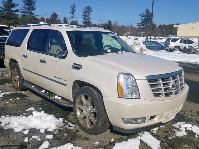 1GYS4HEF7BR129869 - 2011 CADILLAC ESCALADE E WHITE photo 1