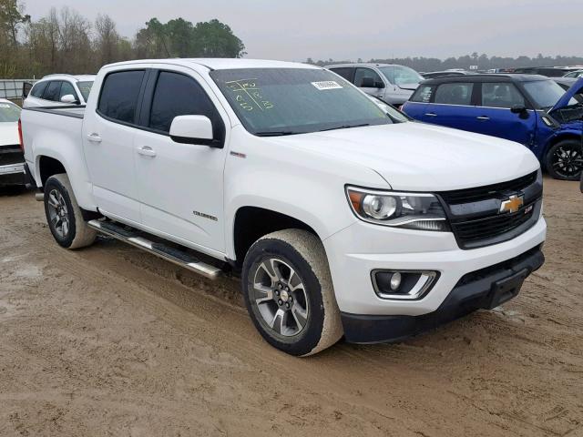 1GCGSDE16H1290137 - 2017 CHEVROLET COLORADO Z WHITE photo 1