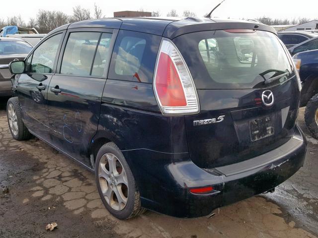 JM1CR2W39A0379663 - 2010 MAZDA 5 BLACK photo 3