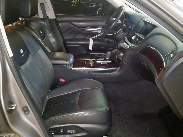 JN1EY1AP8CM910639 - 2012 INFINITI M35H GRAY photo 5