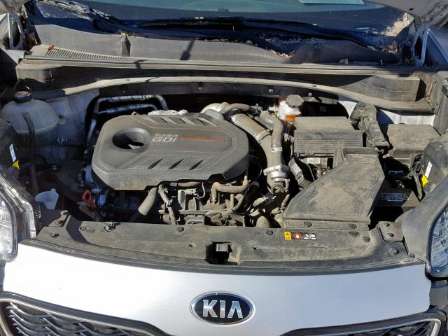 KNDPR3A63H7084374 - 2017 KIA SPORTAGE S SILVER photo 7