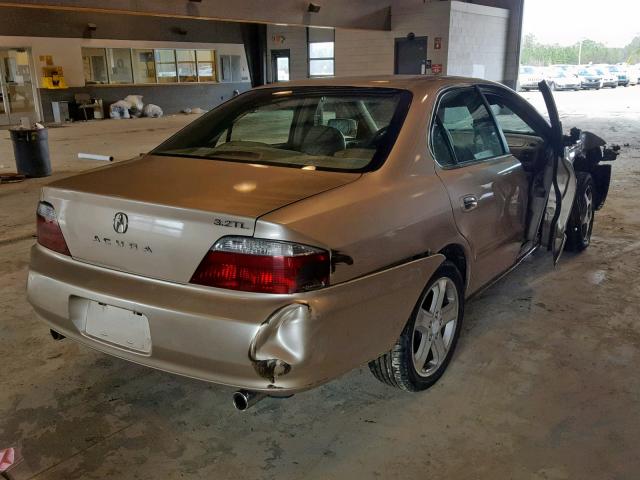 19UUA56683A011352 - 2003 ACURA 3.2TL BEIGE photo 4