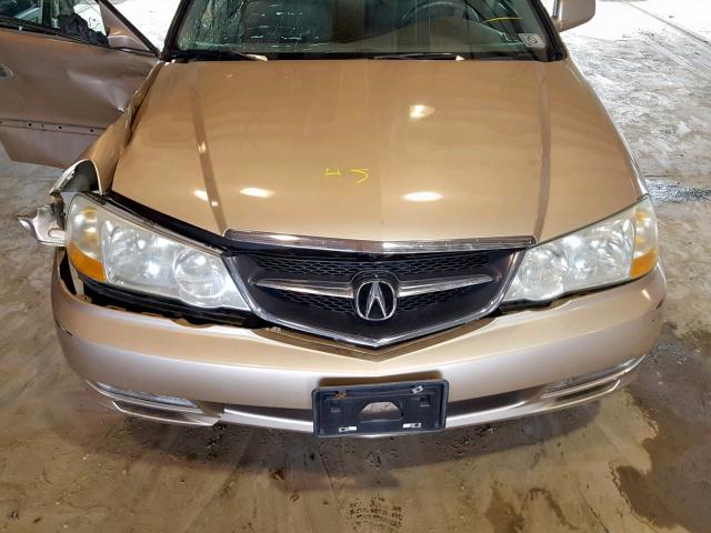 19UUA56683A011352 - 2003 ACURA 3.2TL BEIGE photo 7