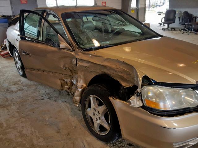 19UUA56683A011352 - 2003 ACURA 3.2TL BEIGE photo 9