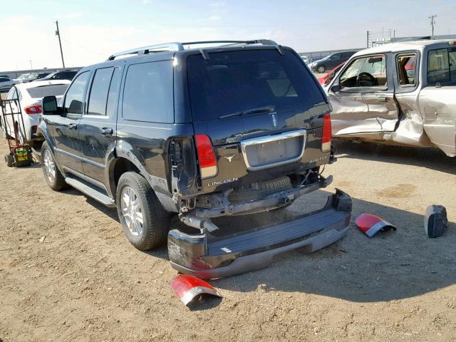 5LMEU68H84ZJ31971 - 2004 LINCOLN AVIATOR 黑色 照片 3