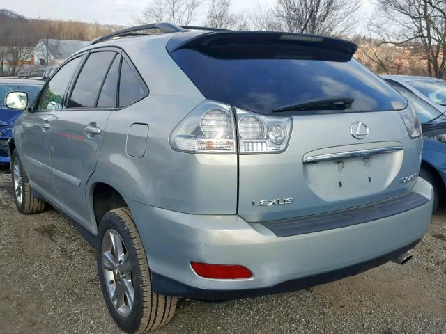 JTJHW31U760022734 - 2006 LEXUS RX 400 GREEN photo 3