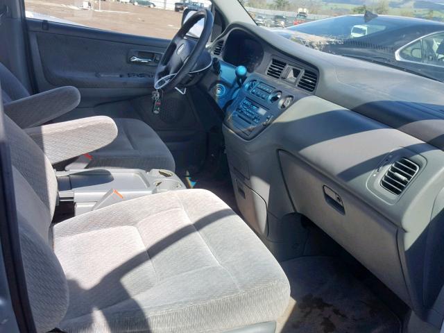 5FNRL18522B042680 - 2002 HONDA ODYSSEY LX GRAY photo 5