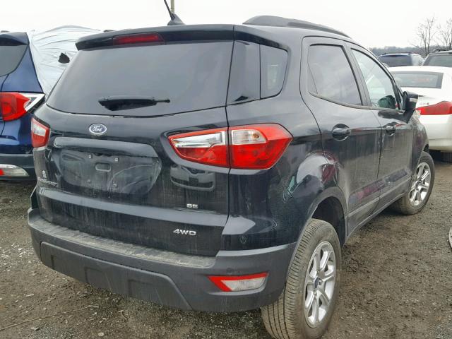 MAJ6P1UL3JC189457 - 2018 FORD ECOSPORT S BLACK photo 4