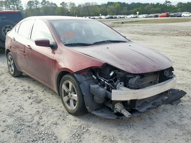 1C3CDFBB8FD351621 - 2015 DODGE DART SXT MAROON photo 1