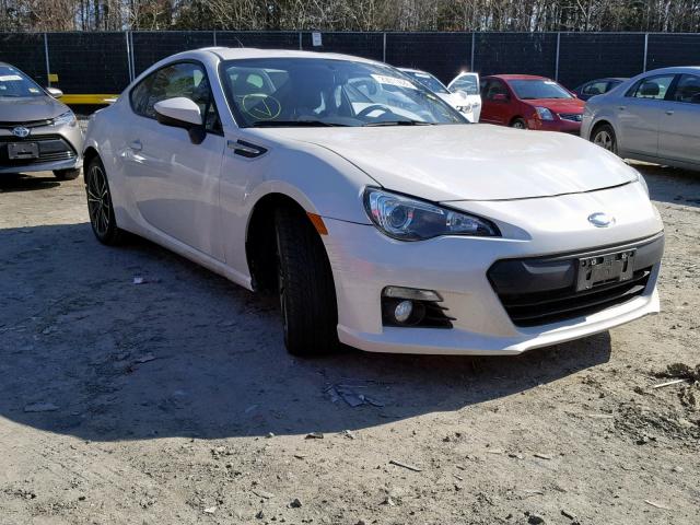 JF1ZCAC1XD2611470 - 2013 SUBARU BRZ 2.0 LI WHITE photo 1