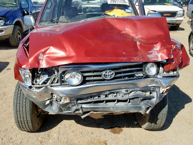 JT3VN39W6N8043593 - 1992 TOYOTA 4RUNNER VN MAROON photo 9