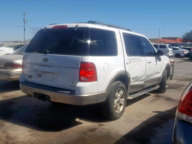 1FMDU74W74UC07086 - 2004 FORD EXPLORER E WHITE photo 4