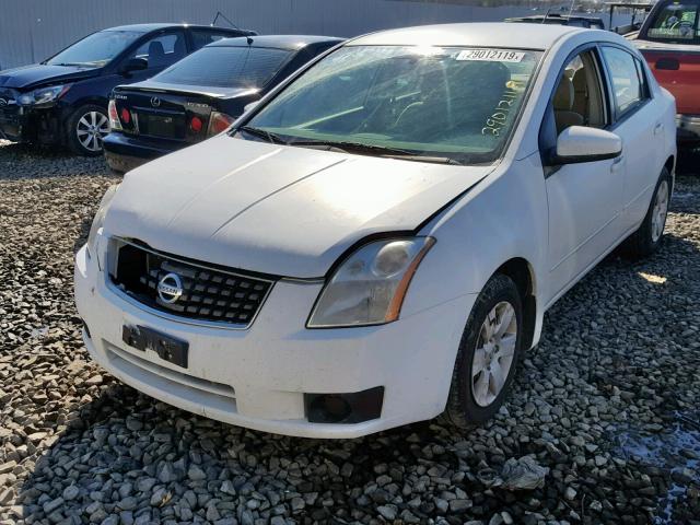 3N1AB61E27L691365 - 2007 NISSAN SENTRA 2.0 WHITE photo 2