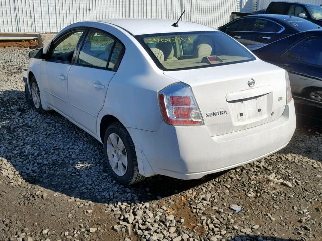 3N1AB61E27L691365 - 2007 NISSAN SENTRA 2.0 WHITE photo 3