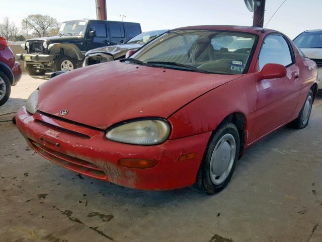 JM1EC4315N0100157 - 1992 MAZDA MX-3 RED photo 2