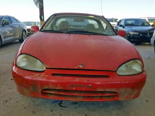 JM1EC4315N0100157 - 1992 MAZDA MX-3 RED photo 9