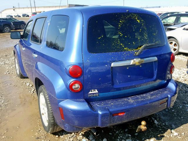 3GNDA23D96S601392 - 2006 CHEVROLET HHR LT BLUE photo 3