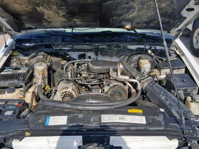 1GNDT13W8Y2166949 - 2000 CHEVROLET BLAZER WHITE photo 7