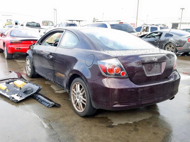 JTKDE167680222138 - 2008 TOYOTA SCION TC შავი ფოტო 3