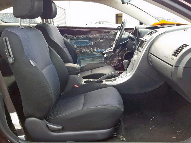 JTKDE167680222138 - 2008 TOYOTA SCION TC შავი ფოტო 5