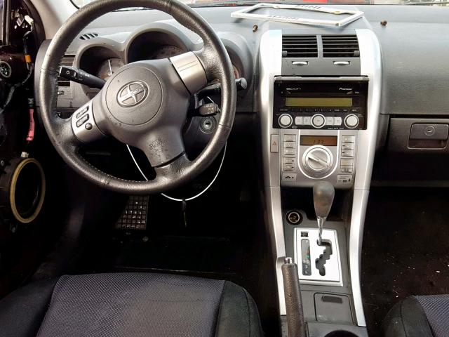 JTKDE167680222138 - 2008 TOYOTA SCION TC შავი ფოტო 9