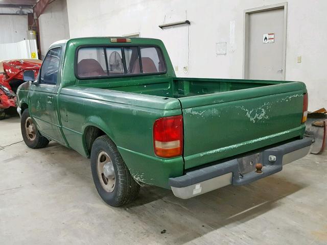 1FTCR10A6SPA51370 - 1995 FORD RANGER GREEN photo 3