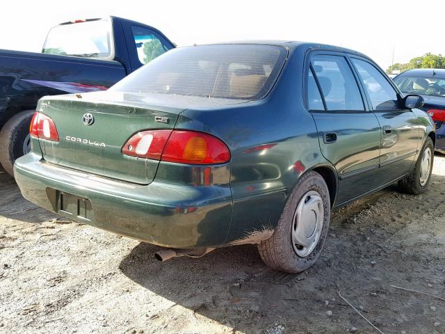 2T1BR12E7YC349672 - 2000 TOYOTA COROLLA VE GREEN photo 4