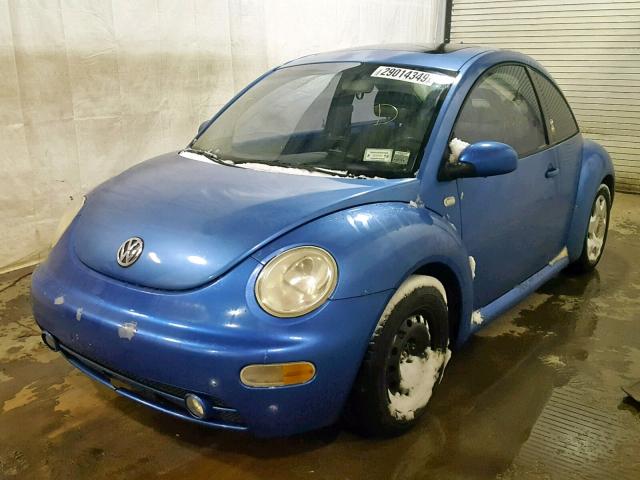 3VWCB21C61M440585 - 2001 VOLKSWAGEN NEW BEETLE Blau Foto 2