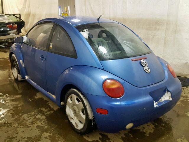 3VWCB21C61M440585 - 2001 VOLKSWAGEN NEW BEETLE Blau Foto 3