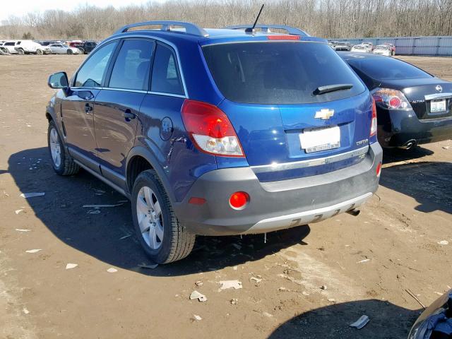 3GNAL2EK6CS649470 - 2012 CHEVROLET CAPTIVA SP BLUE photo 3