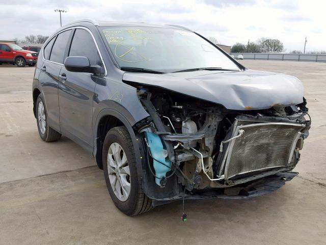 2HKRM3H7XDH503557 - 2013 HONDA CR-V EXL GRAY photo 1