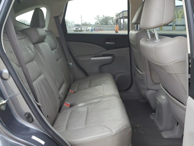 2HKRM3H7XDH503557 - 2013 HONDA CR-V EXL GRAY photo 6