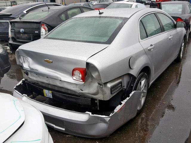 1G1ZB5E11BF116171 - 2011 CHEVROLET MALIBU LS SILVER photo 4